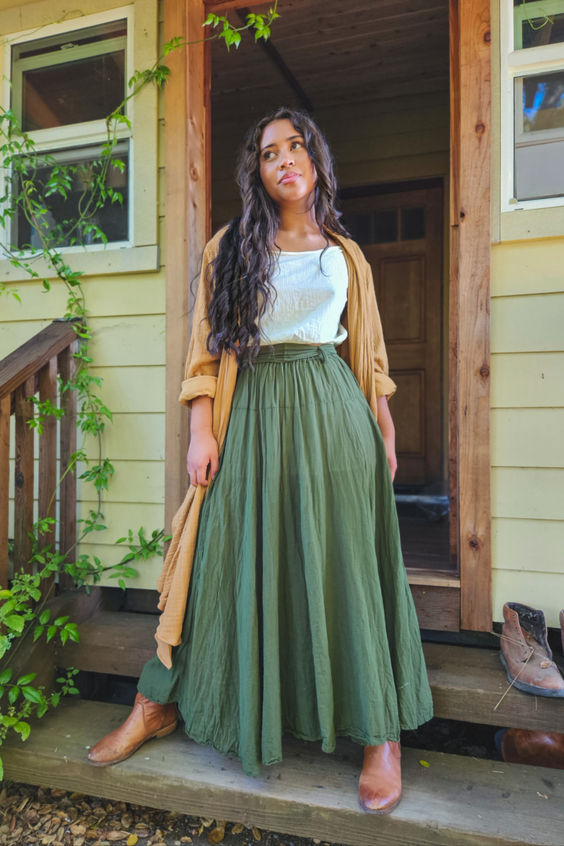 eco friendly fashion look