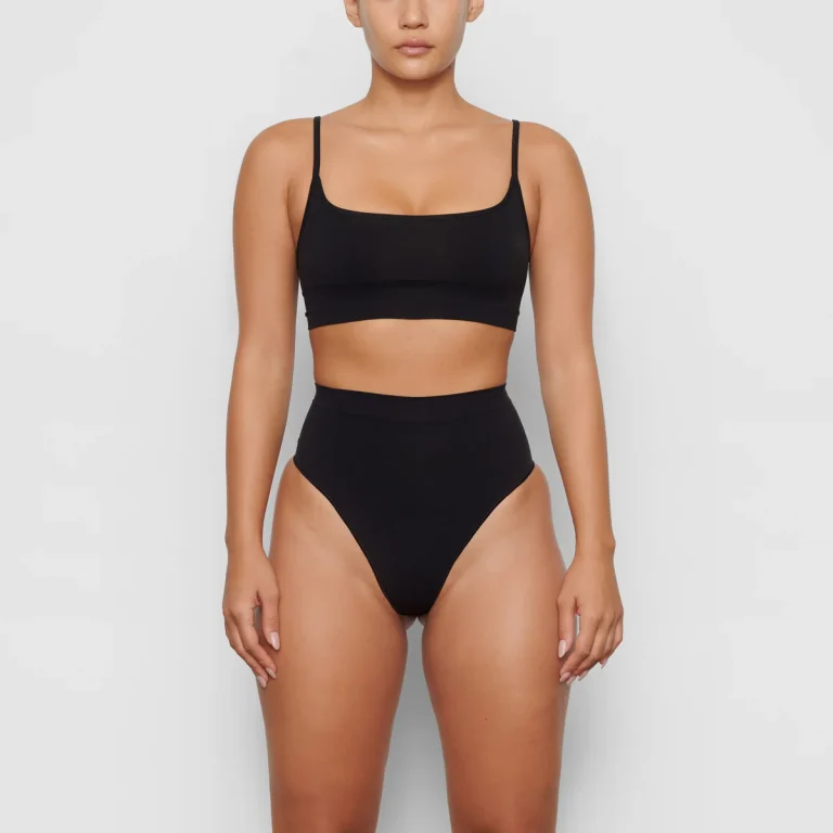 high waisted shapewear mid thong